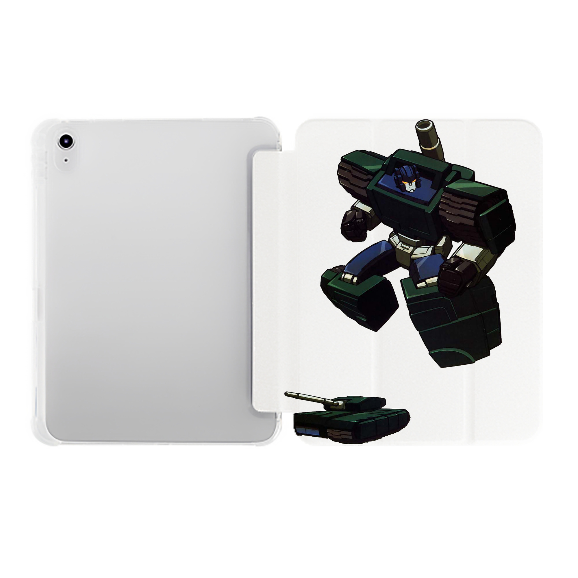 （画像用）  IPad ケース ペン収納付き 三つ折りスタンド PUレザー×シリコン 対応機種9.5/10.5/10.9インチ